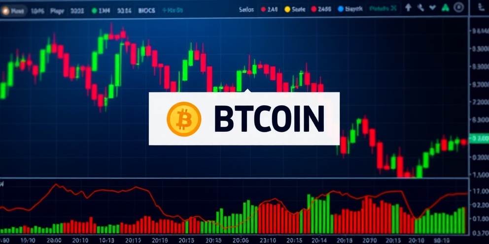 Crypto trading graphics with candlestick charts