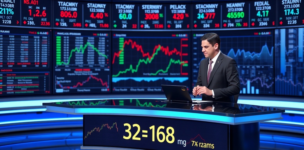 Trading news broadcast