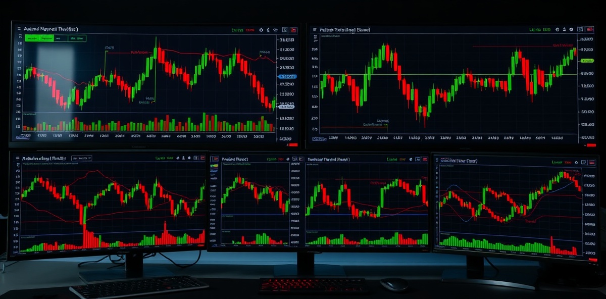Live trading dashboard with stock charts
