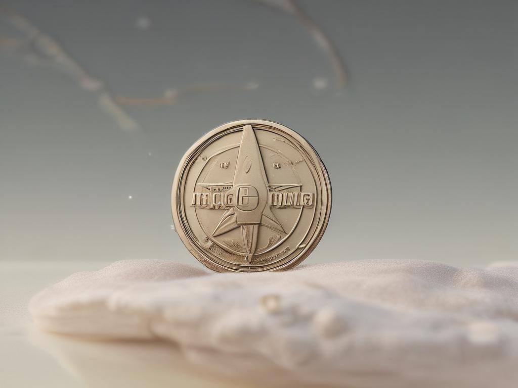 "Meme coin rocket"