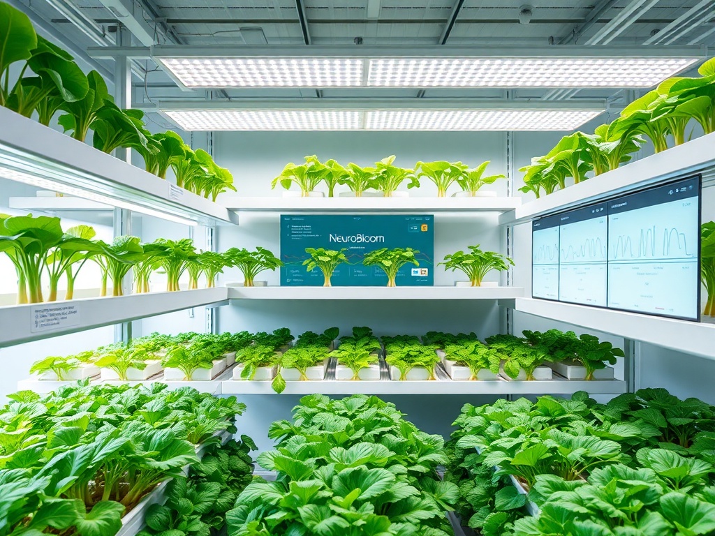 Indoor vertical farm with NeuroBloom