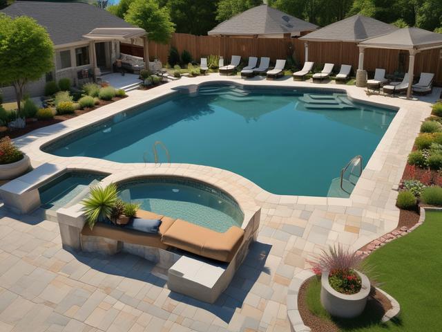 Here are some keywords to generate an image that best reflects the blog titled "The Benefits of Pool Remodeling":

1. Pool Remodeling
2. Transformation
3. Before and After
4. Modern Pool Design
5. Outdoor Oasis
6. Luxury Swimming Pool
7. Family Fun
8. Relaxation
9. Beautiful Landscaping
10. Pool Renovation
11. Water Features
12. Tile and Coping
13. Summer Vibes
14. Pristine Water
15. Backyard Retreat

These keywords can help portray the aesthetic and functional improvements that come with pool remodeling, s