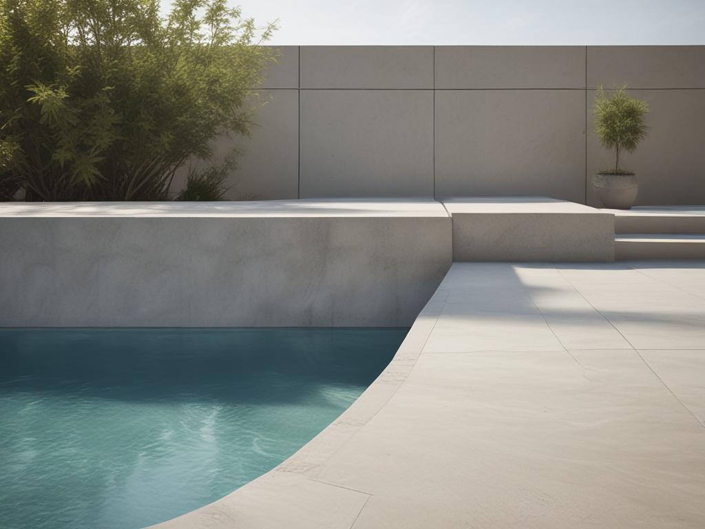 pool coping, clean edge, outdoor design