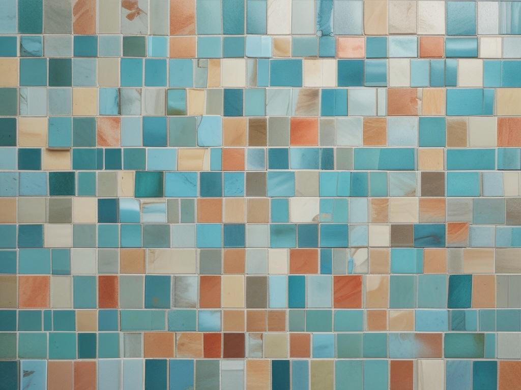 pool tile installation, colorful patterns, elegant design