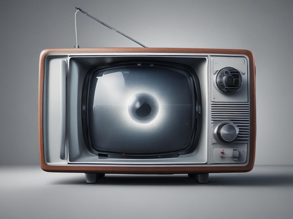 **AI Image Generation Prompt:**

Create a realistic high-resolution photo that embodies the theme "Die Zukunft des Fernsehens mit UpIPTV." The composition should be simple and clear, featuring a single subject: a modern living room setting showcasing a sleek, high-definition flat-screen TV displaying the UpIPTV interface. 

The TV screen should present vibrant visuals, possibly illustrating a variety of channels available through UpIPTV, with colorful and engaging content. The living room should have contem