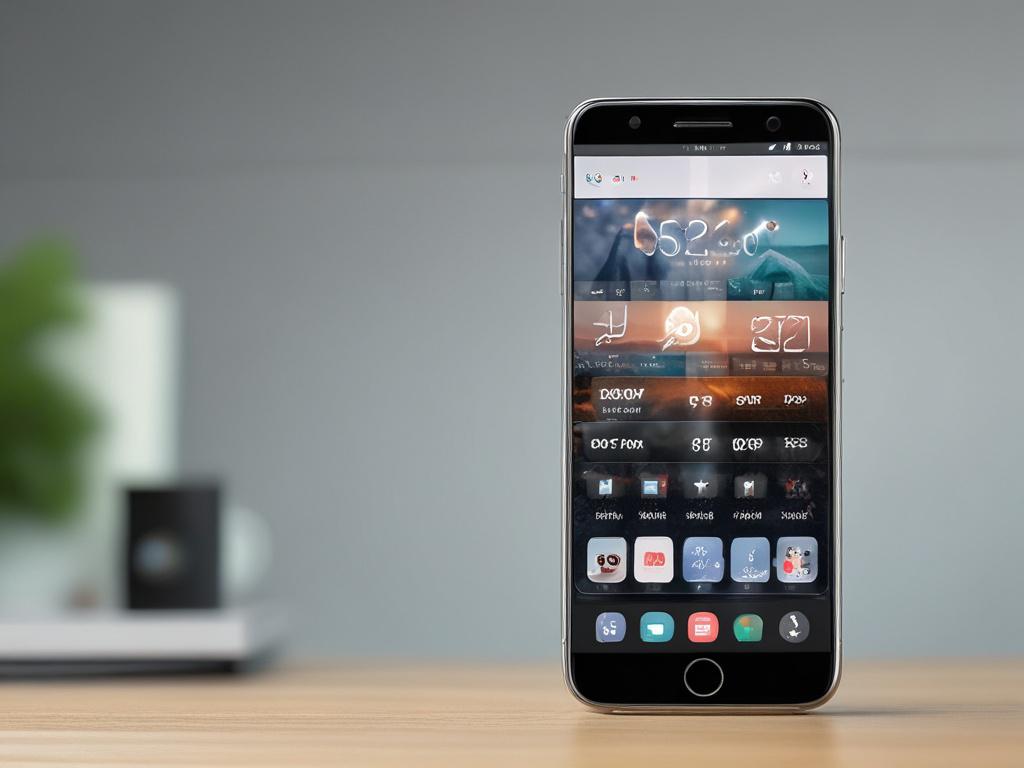 a close up shot of a smartphone displaying the IPTV