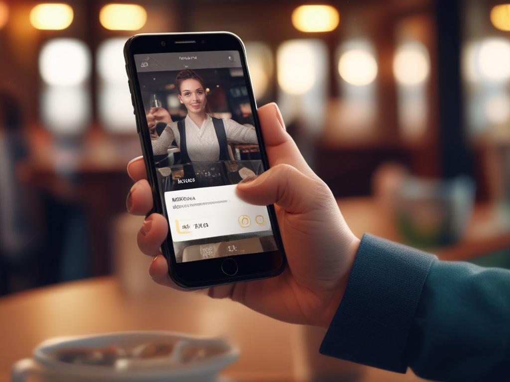 A close up shot of a hand holding a smartphone