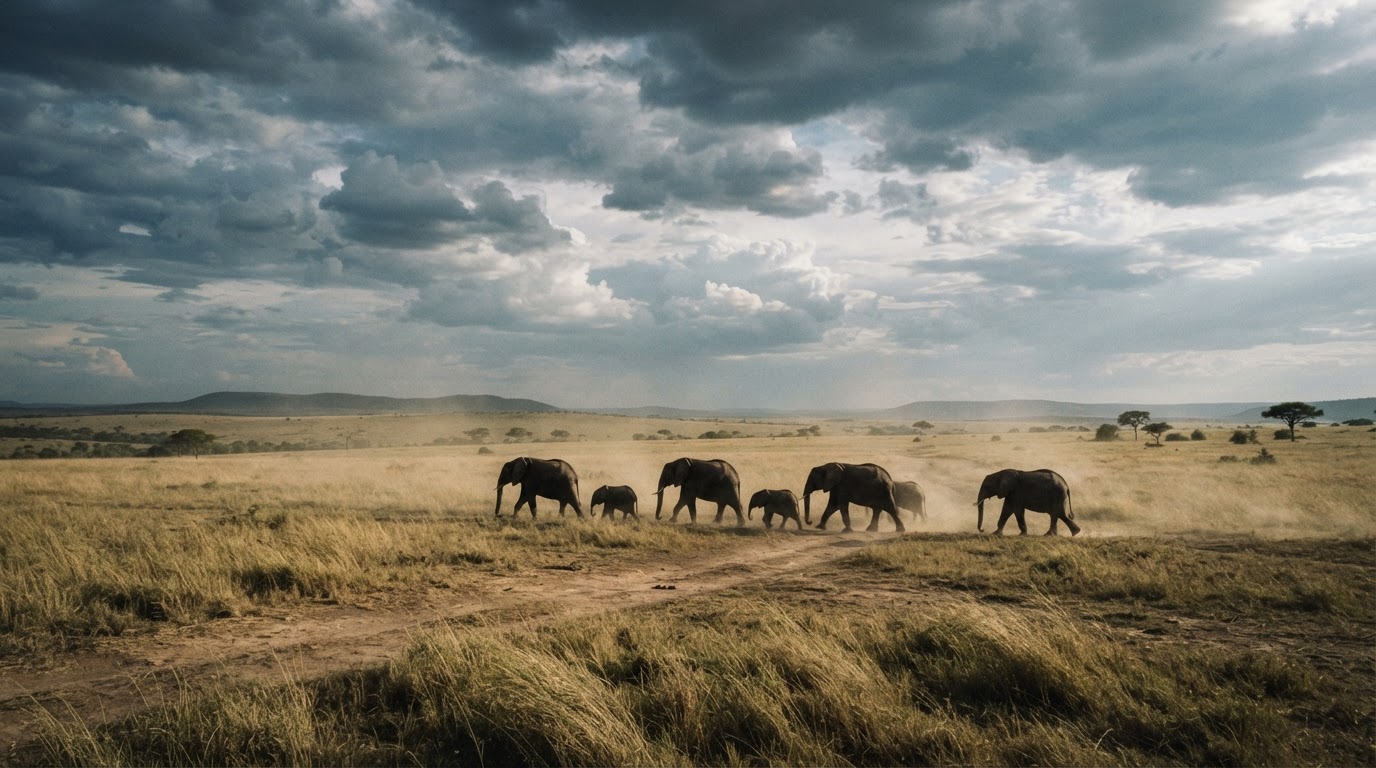 African elephant — The Long Walk, Ndutu Plains, Serengeti