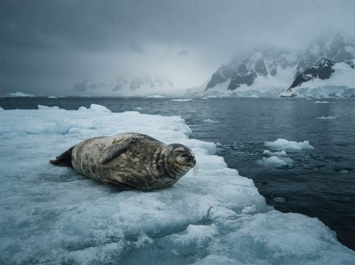 Weddell seal — Ice Breath, Ross Sea, Antarctica