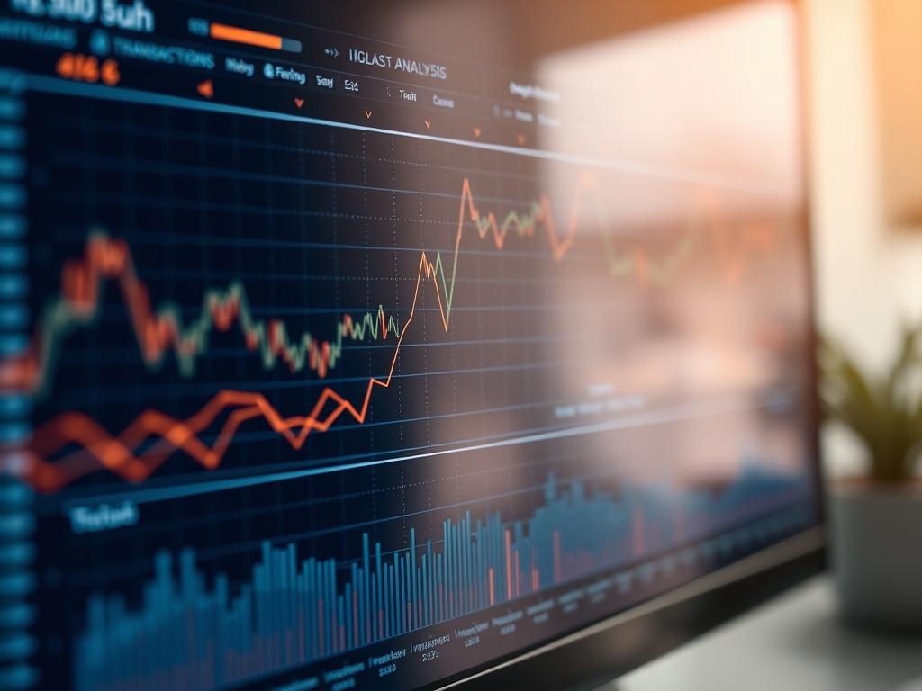 A close up of a blockchain analysis software interface displaying
