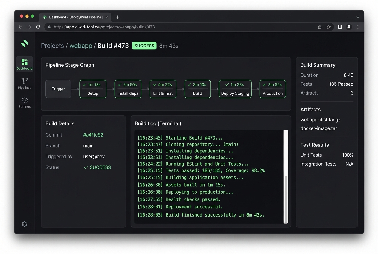 Kiln interface screenshot