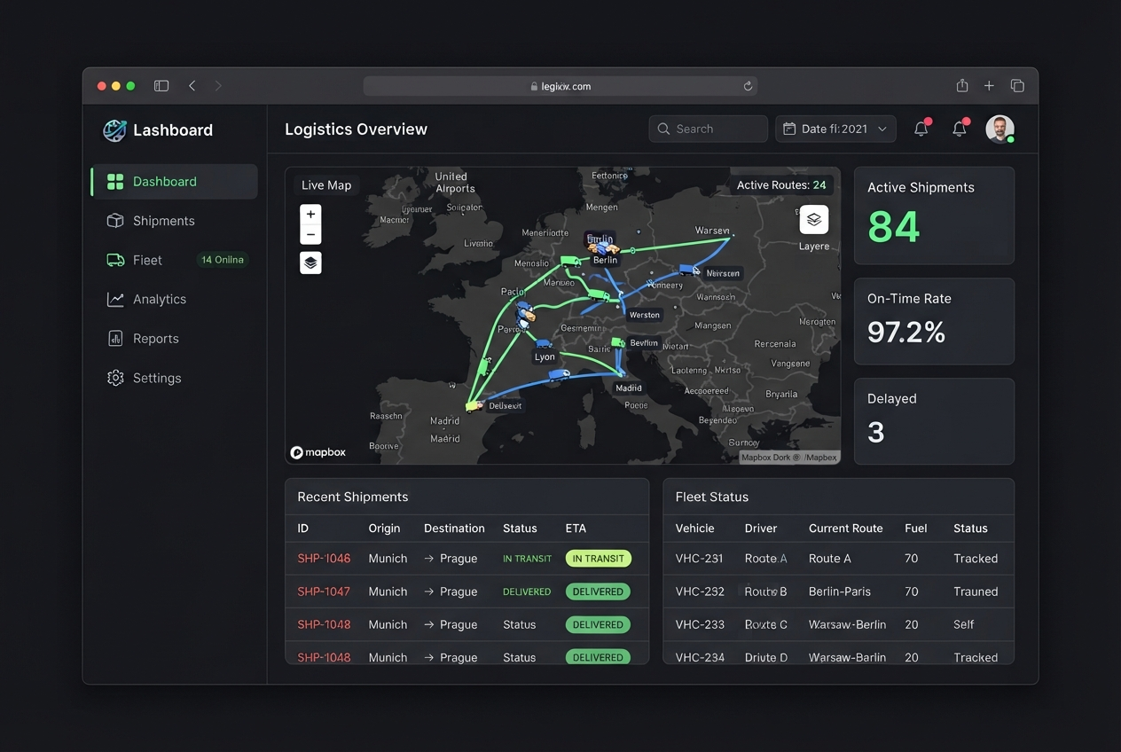 Driftline interface screenshot