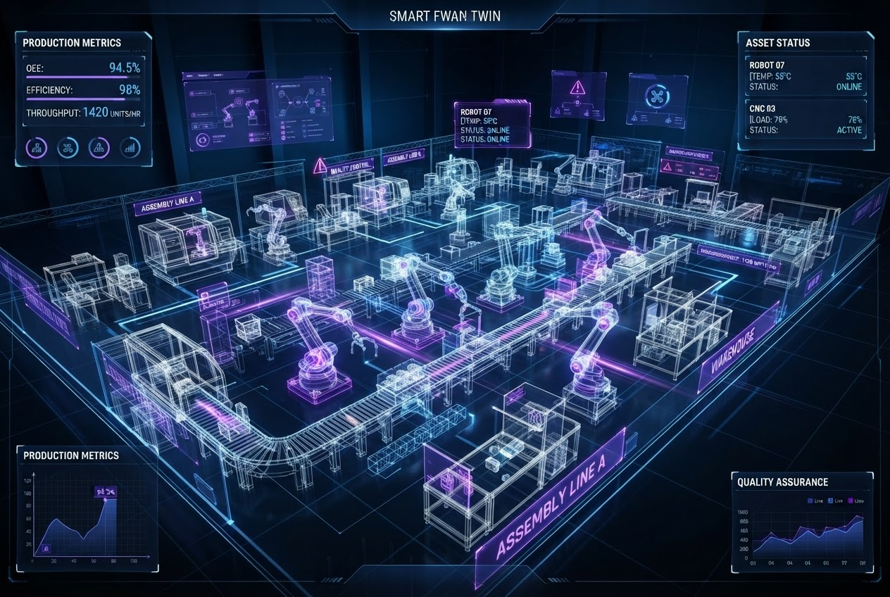 Factory Digital Twin Visualization