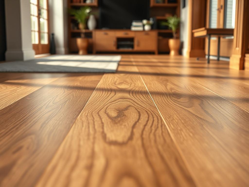 A close up shot of an elegantly installed luxury vinyl