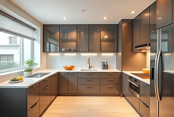 Luxury turnkey rental property kitchen