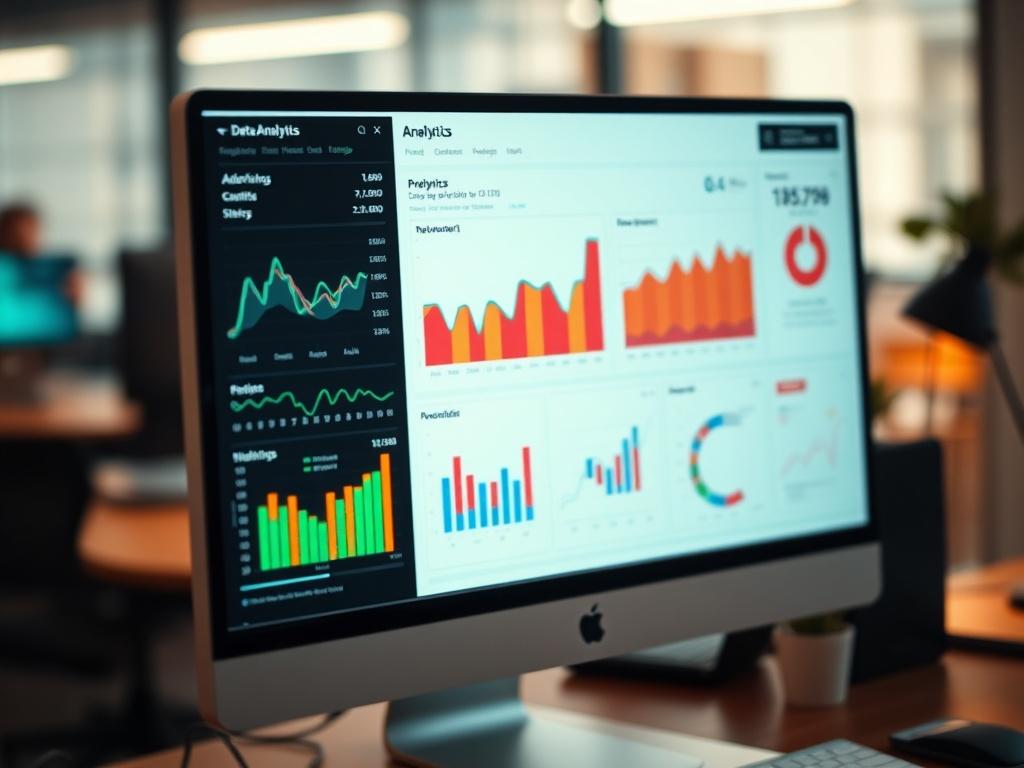 Create a hyper realistic close up shot of a computer