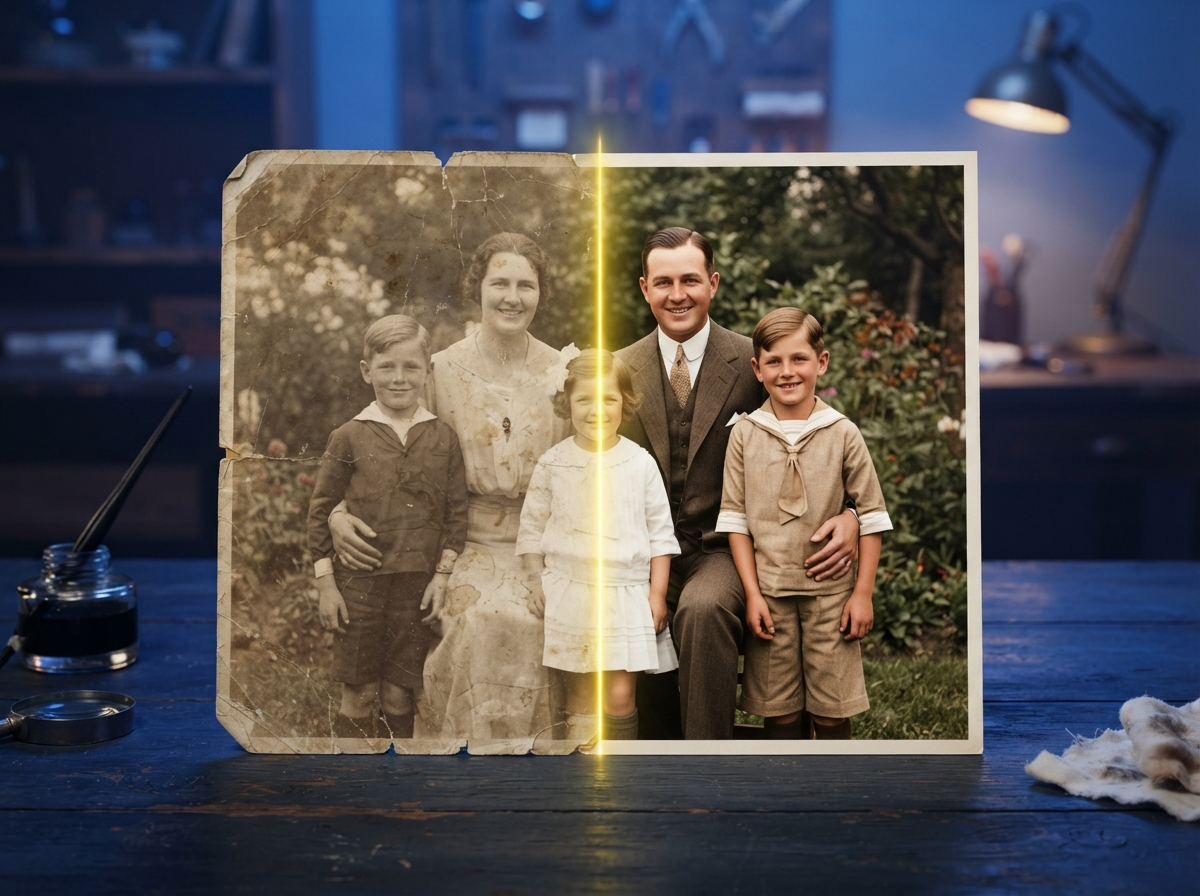 Vintage Photo Repair & Colorization