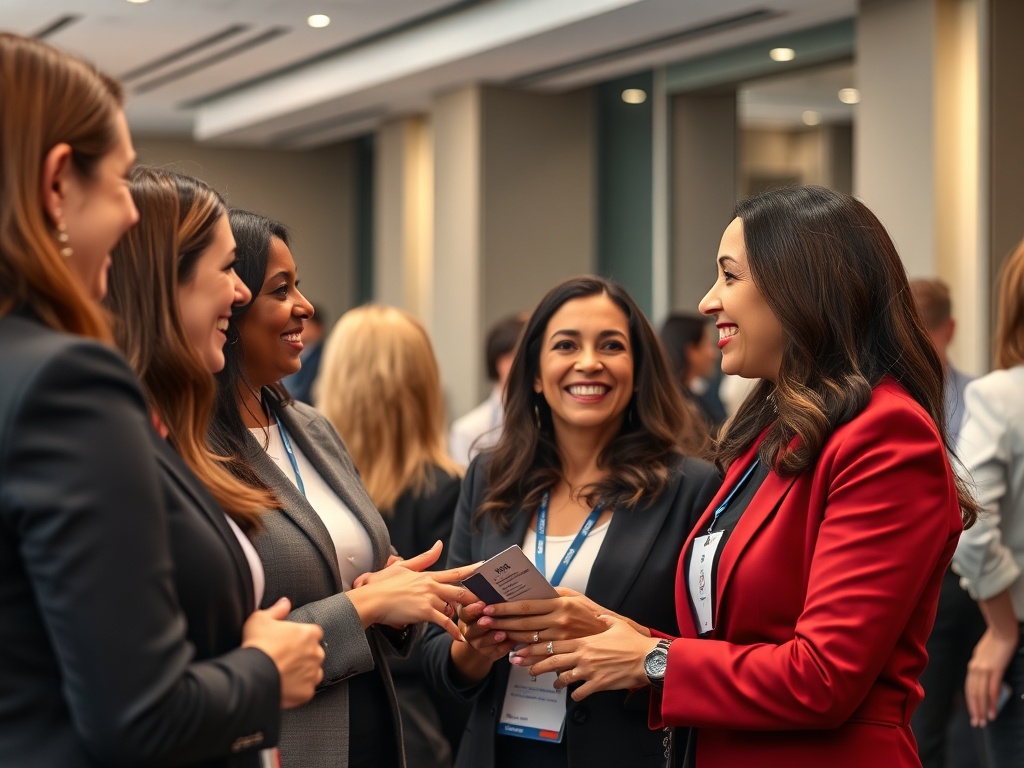 Women professionals networking