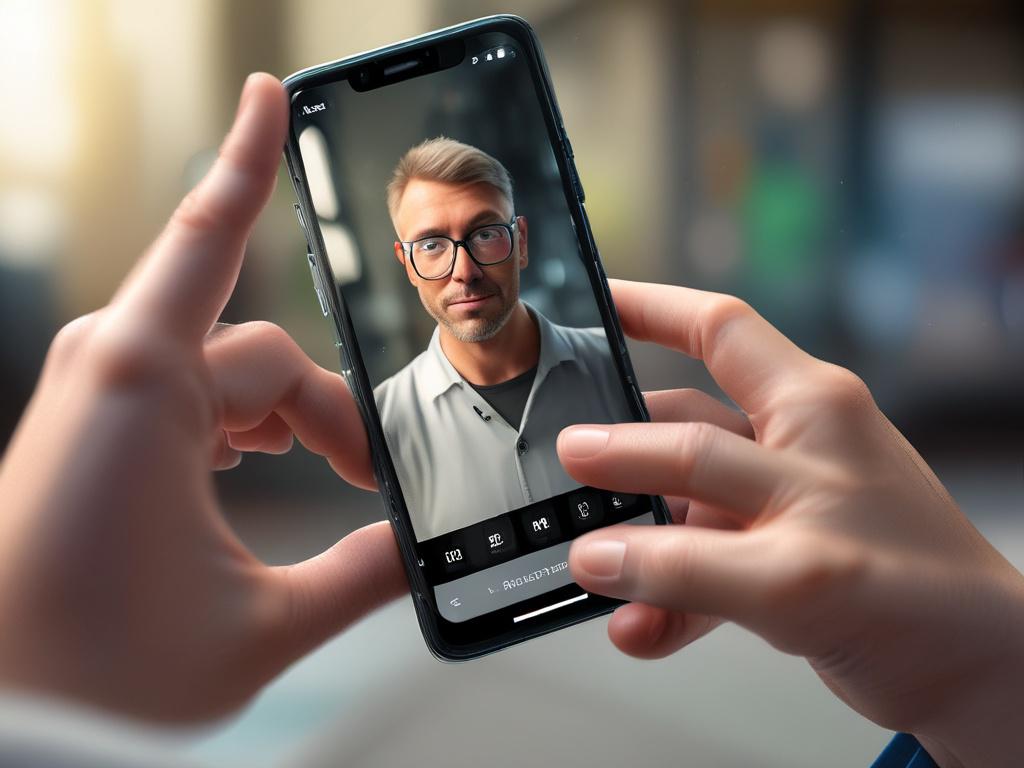 close up shot of a smartphone screen being replaced, hyper