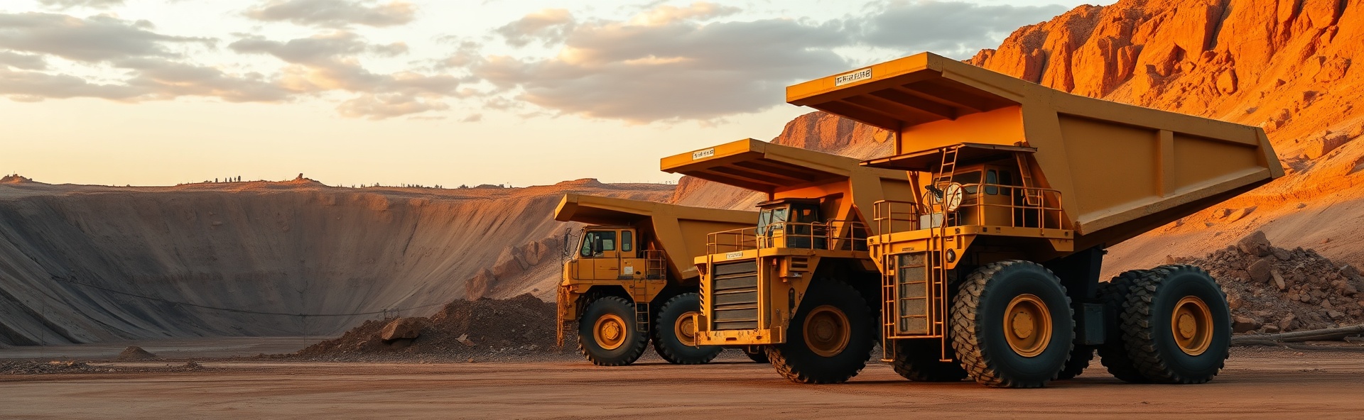 Modern mining operation