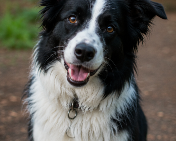 Black & White Border Collie