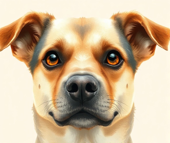 Dog with kind, understanding eyes