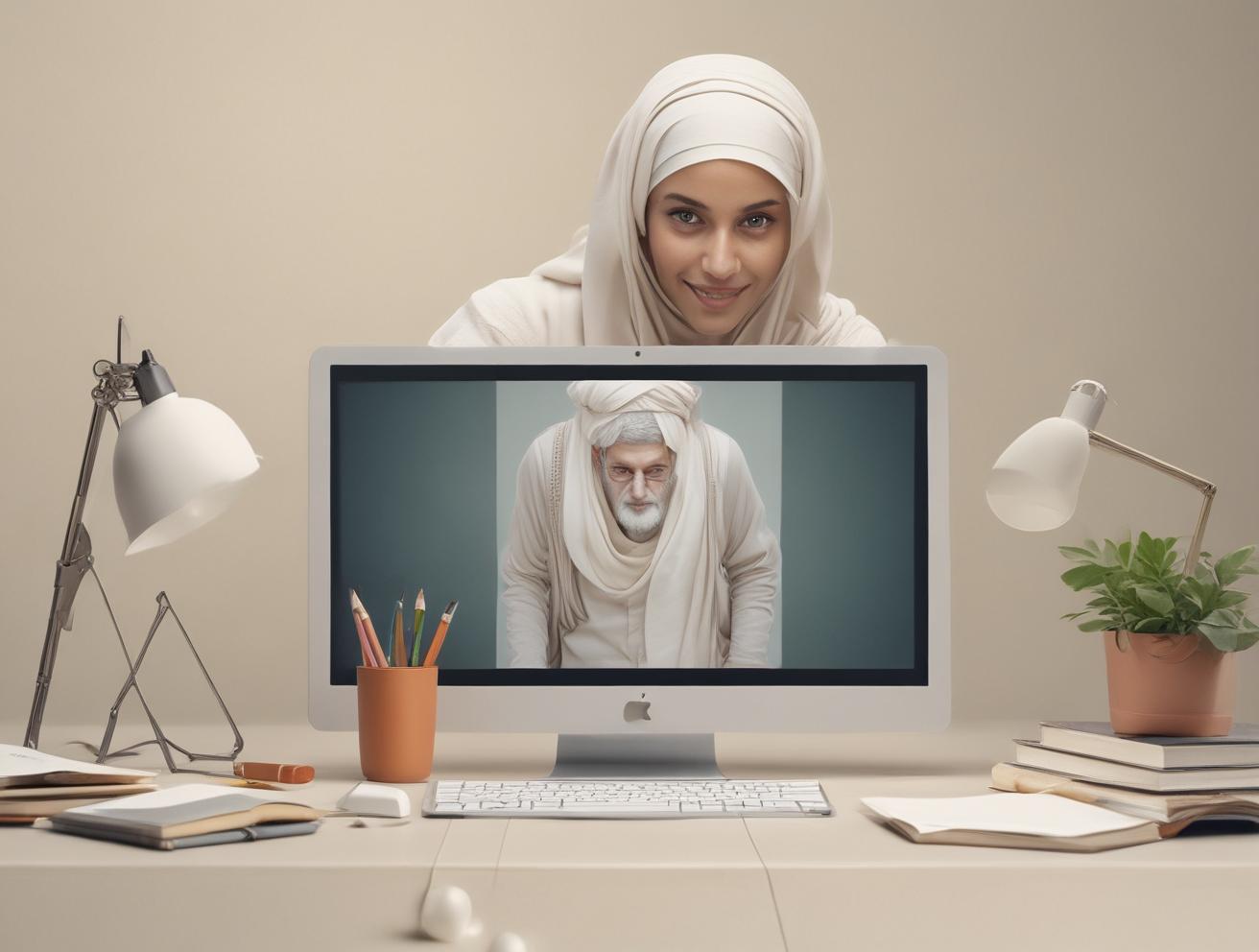 online learning, education, Arab students, interactive courses, Sanaa