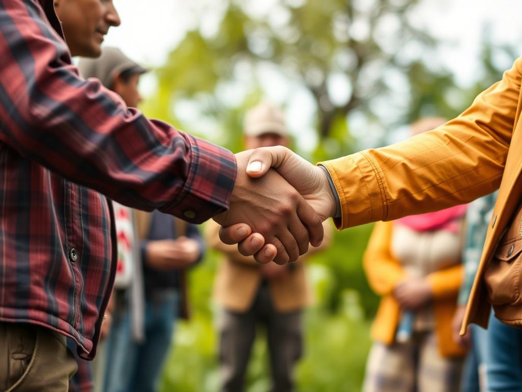A realistic high resolution of a diverse group of community