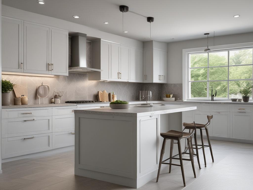 modern kitchen remodel, stylish upgrades, elegant cabinetry