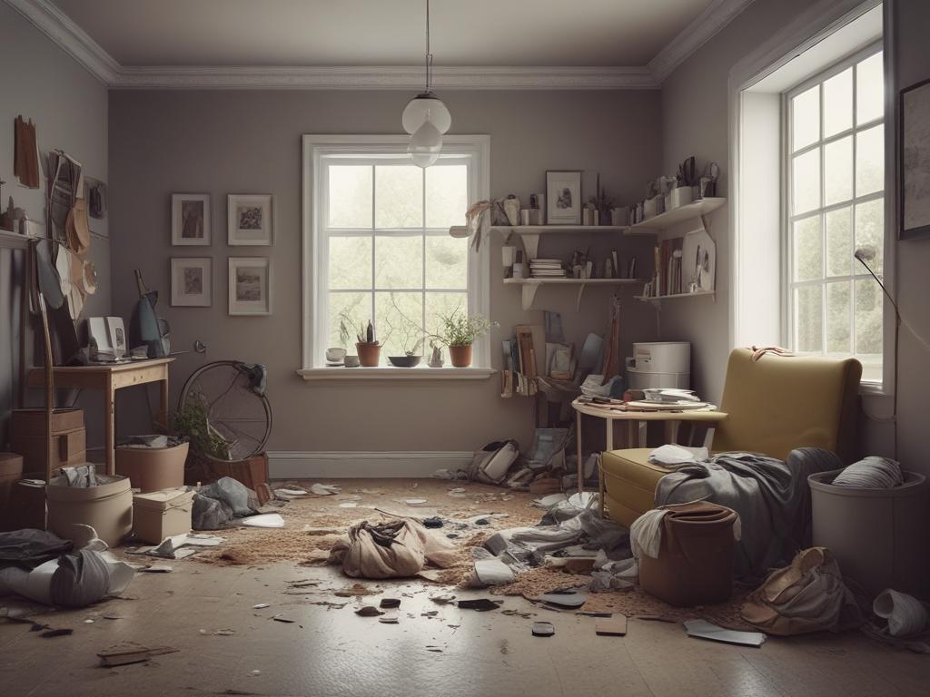 junk cleanup, debris removal, clutter free space