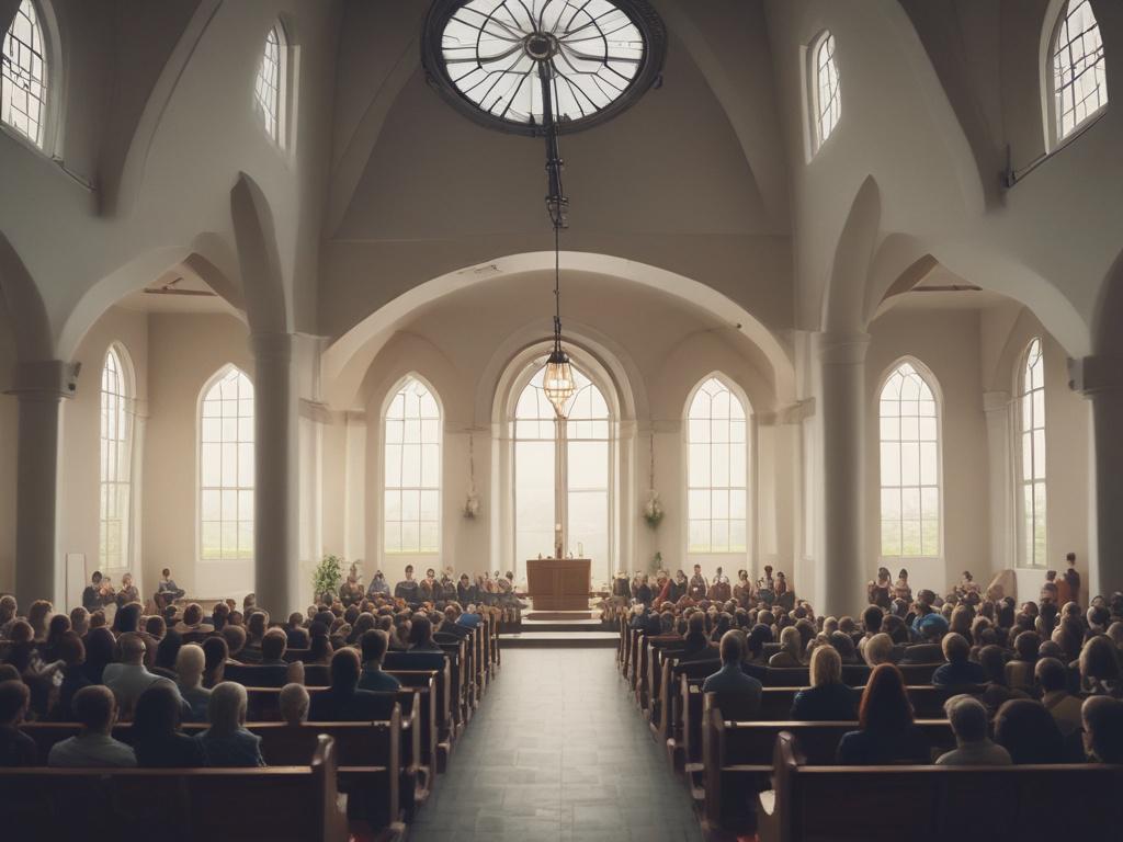worship service, church, community, faith, gathering