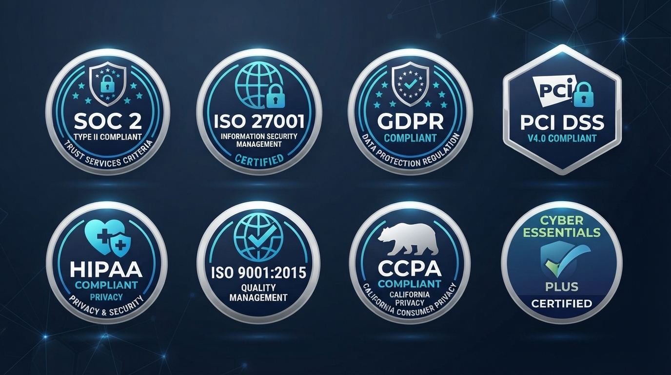Compliance certification badges