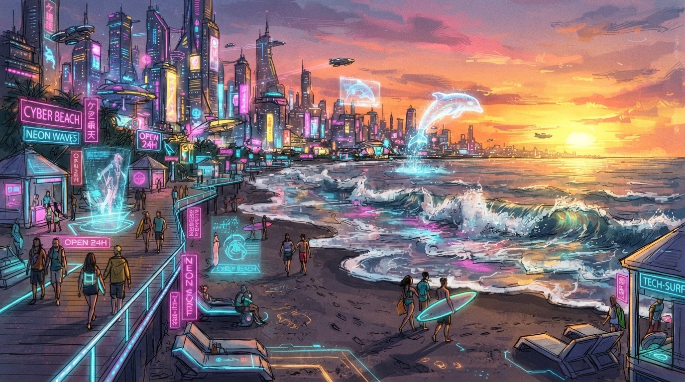 Futuristic Beach
