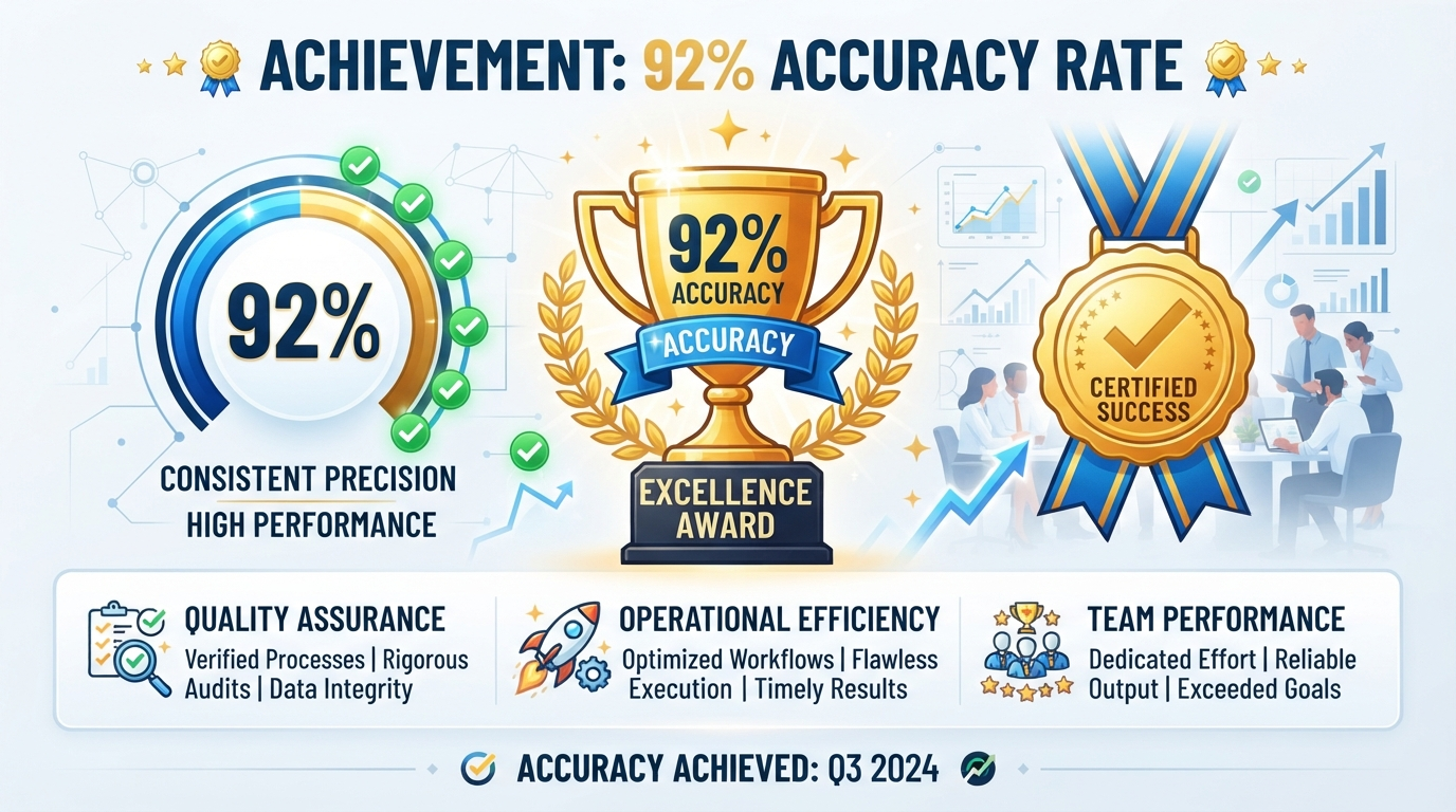 92% Accuracy Achievement