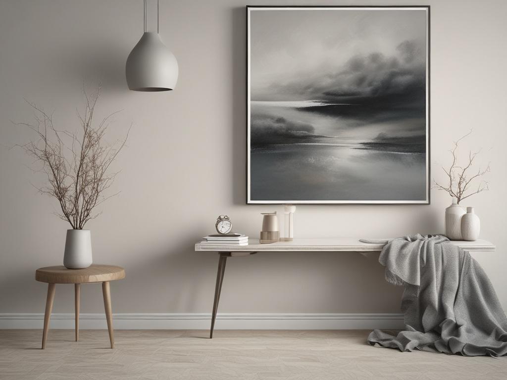 finishing touches, modern painting, interior design
