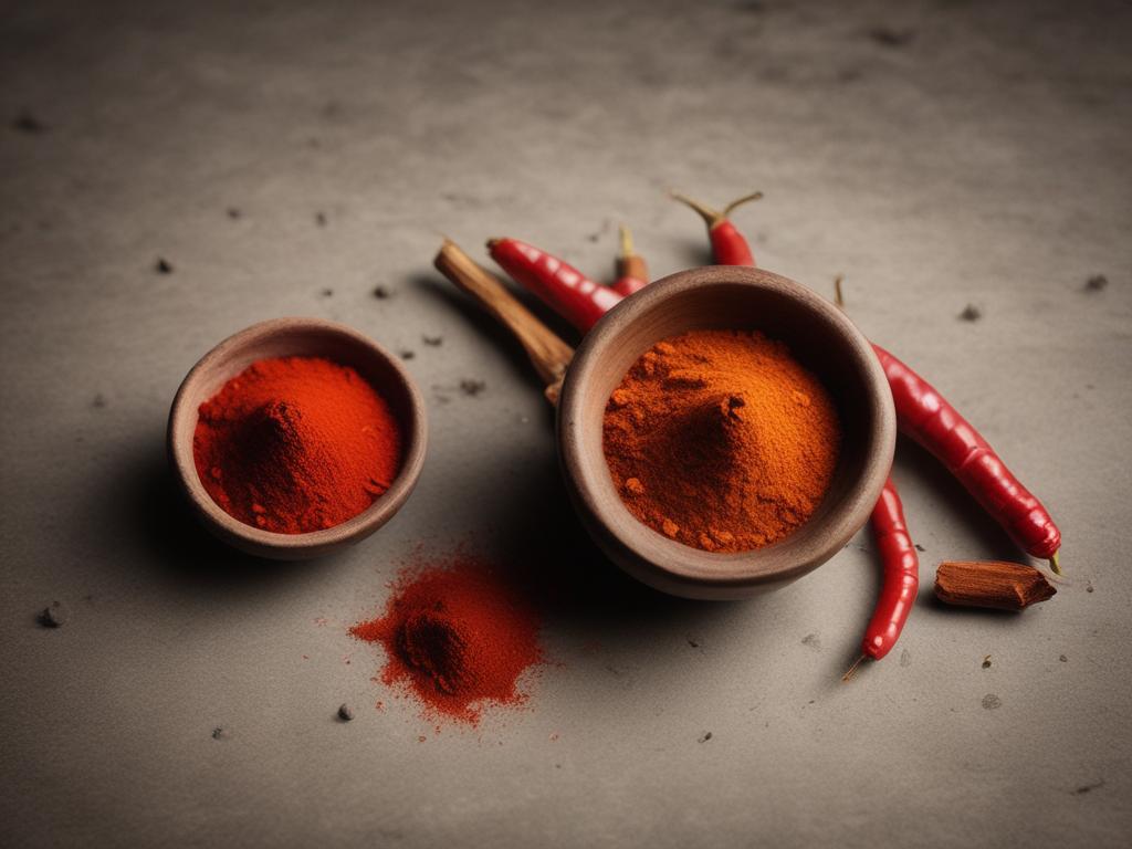 red chili powder, spice, cooking, heat, flavor