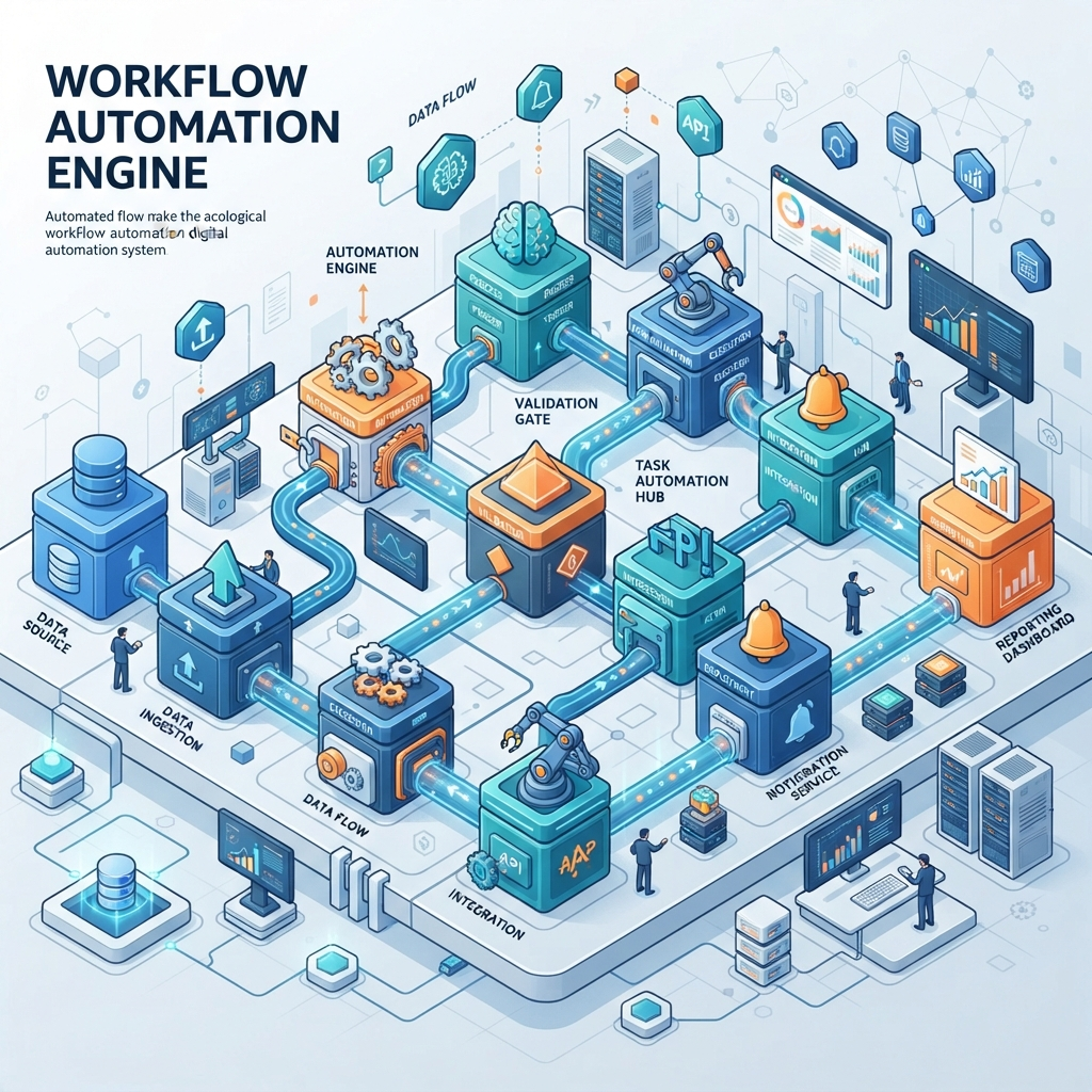 Workflow automation illustration