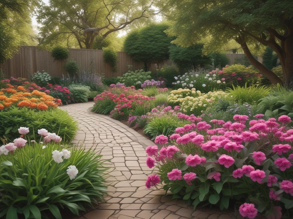beautiful landscaping, garden design, outdoor space, flowers