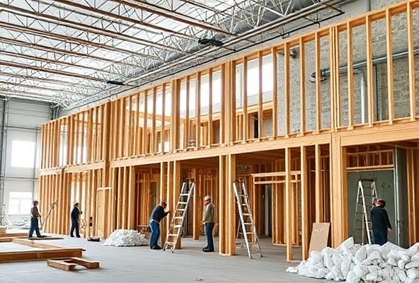 Professional commercial construction project