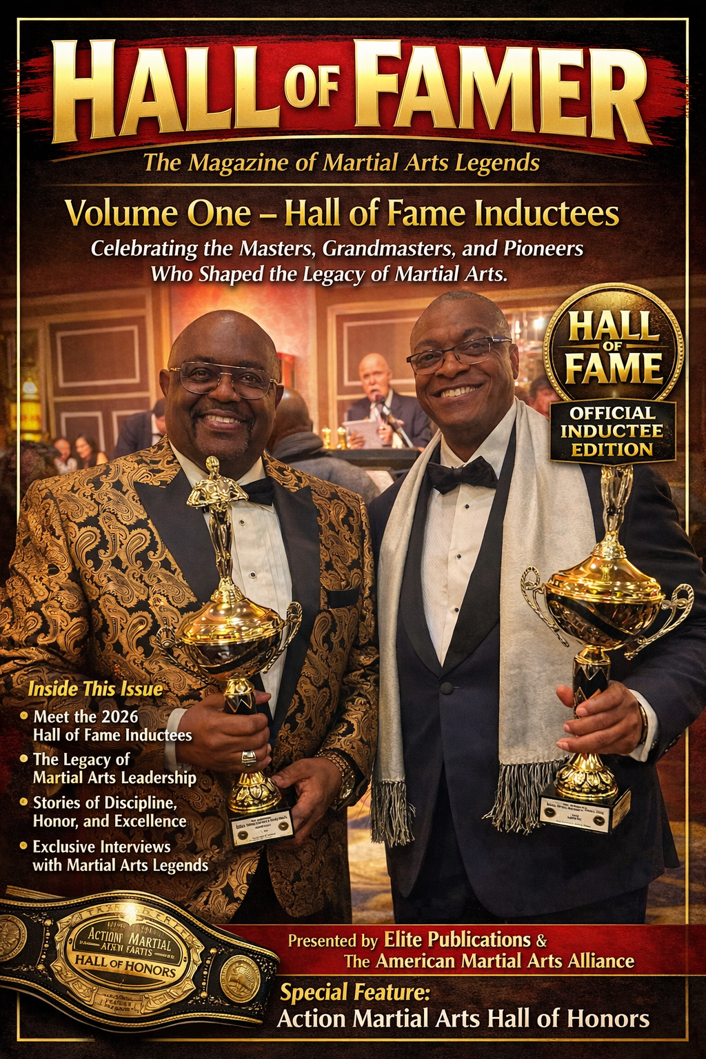 Hall of Famer Magazine Cover