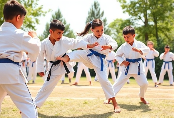 Martial arts training camp