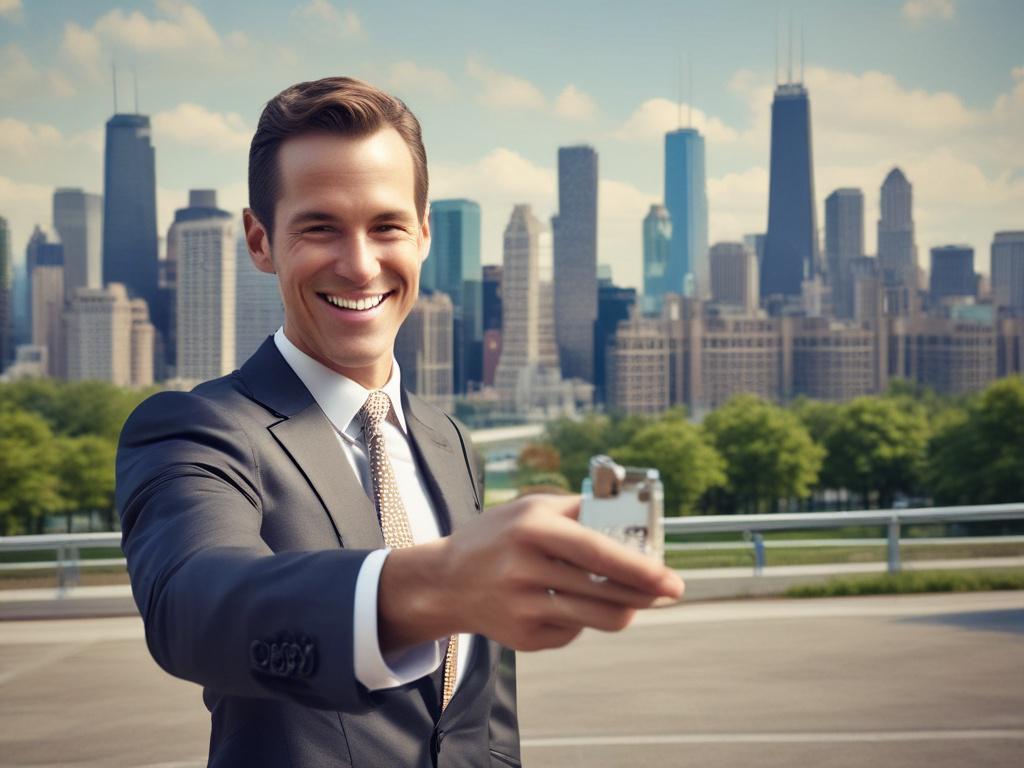 A realistic high resolution image of a professional real estate