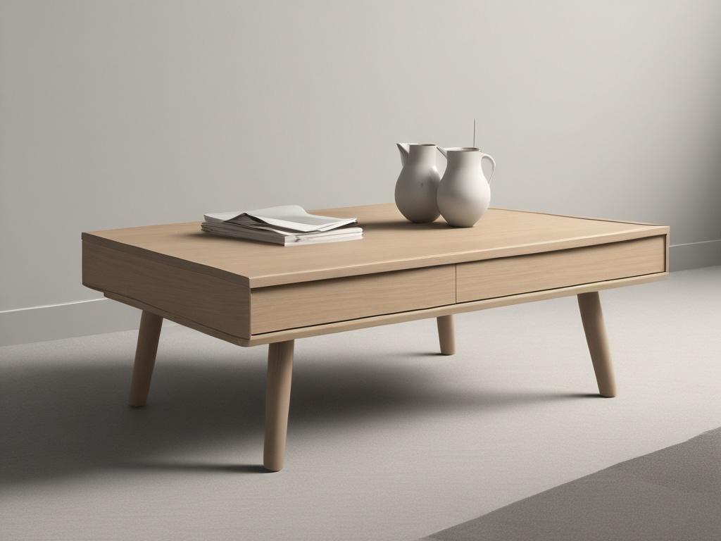 coffee table, melamine, minimalist design