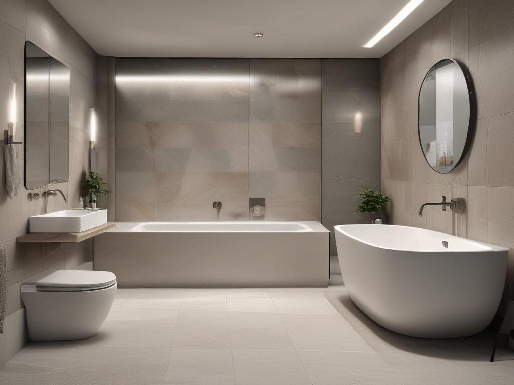 luxury bathroom, renovation, modern fixtures