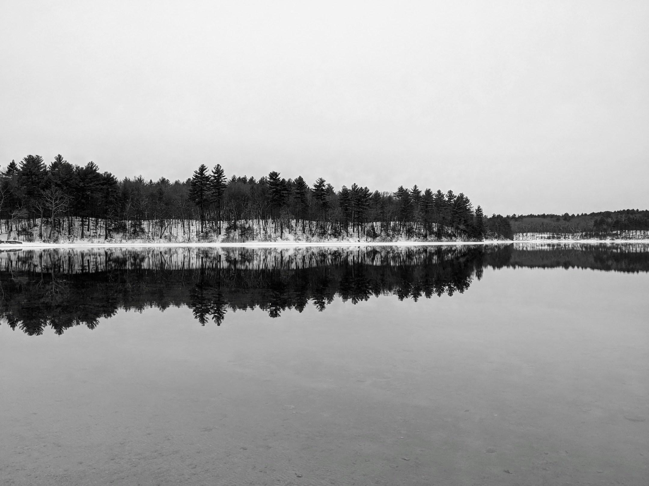Walden Pond, December 20, 2020