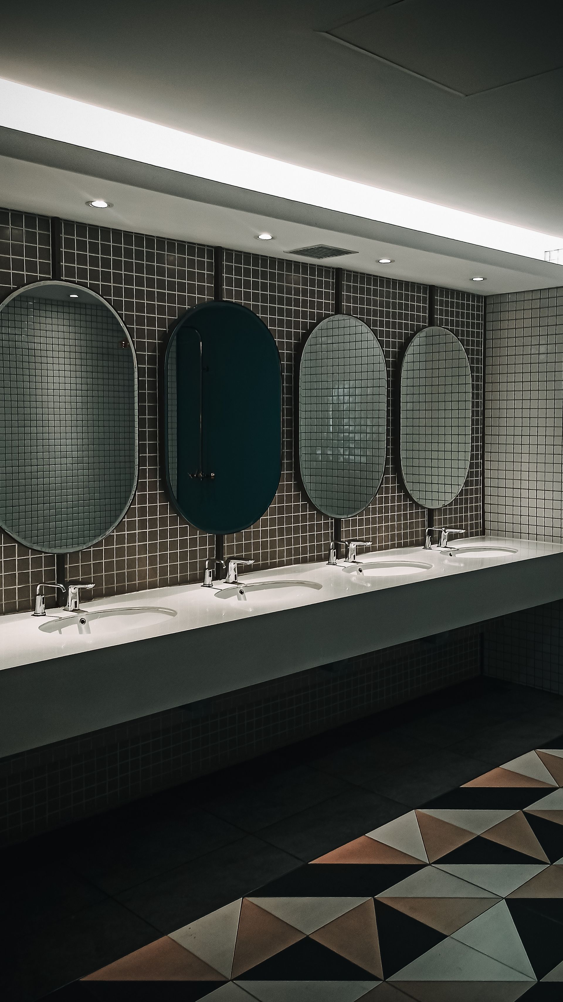Commercial bathroom