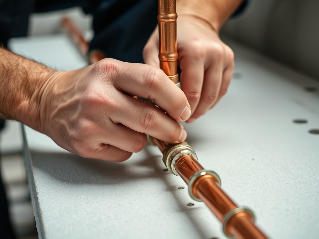 Professional plumbing team