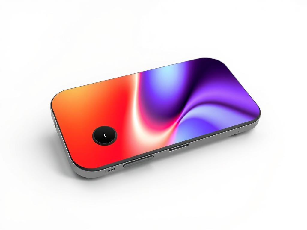 A sleek and modern tech gadget displayed on a minimalistic