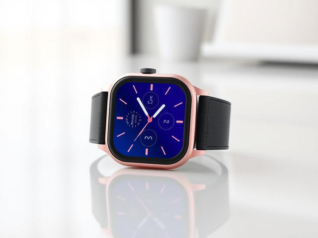 A photorealistic image of a sleek, modern tech gadget, such