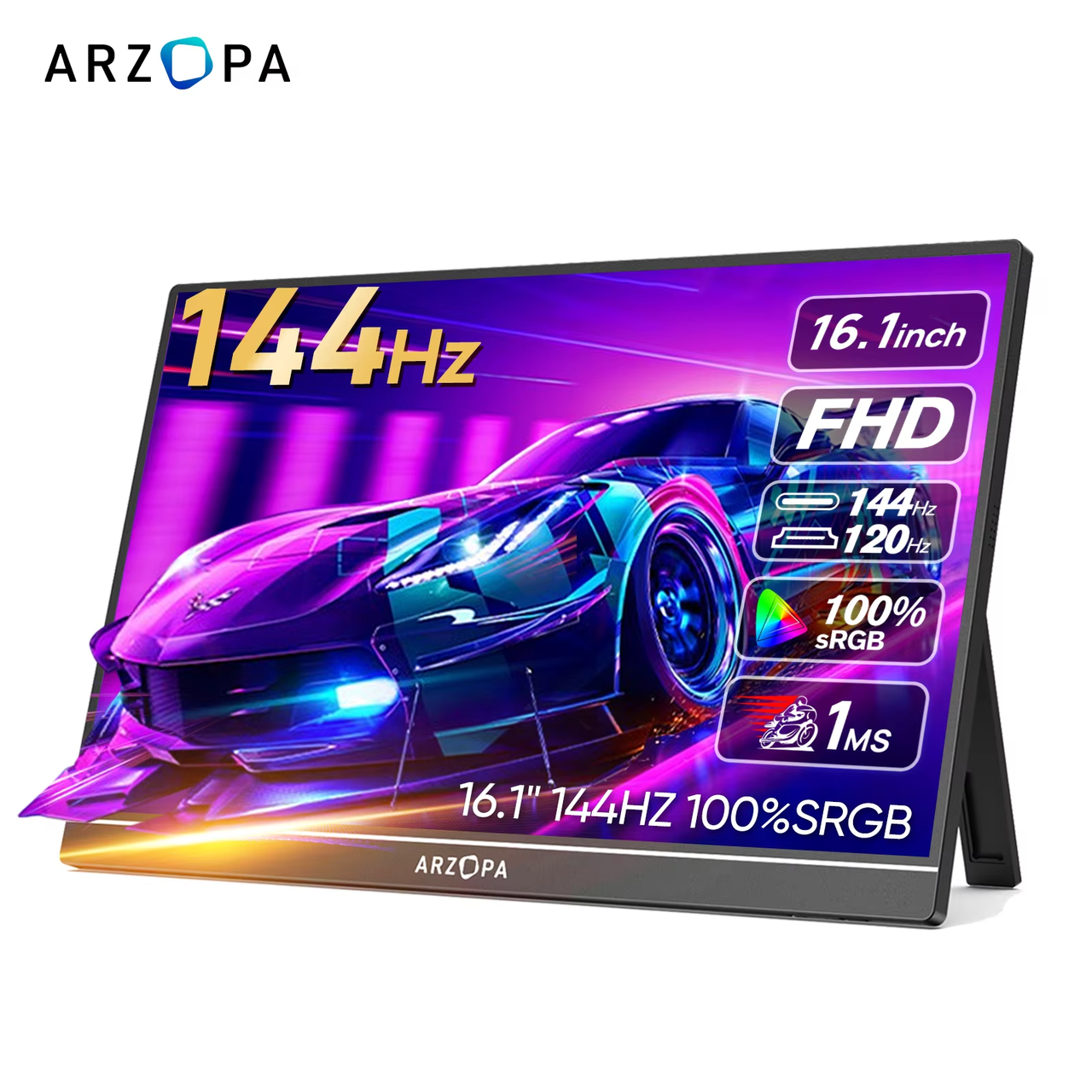 arzopa 16.1 inch 100% srgb 144hz portable monitor gaming  laptop.jpg